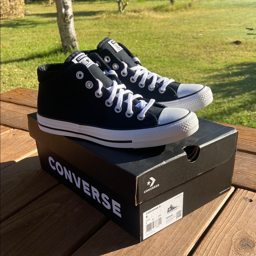 Converse Black High-Top Sneakers